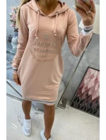 Brooklyn šaty tmavo púdrovo ružové