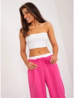 DHJ SP nohavice A7327TR.26 fuchsiová