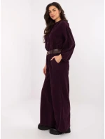 IT nohavice SP 25782.73 tmavo fialové