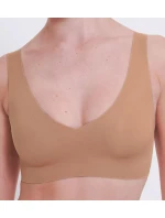 Dámska podprsenka ZERO Feel 2.0 Bralette - BROWN - hnedá 00CM - SLOGGI