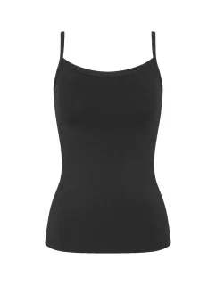 Dámsky top Sense of Modal Spaghetti Top - BLACK - black 0004 - TRIUMPH