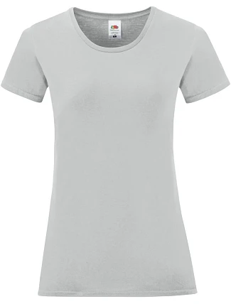 Fruit of the Loom Lady-Fit Iconic 150 T Dámske tričko 16.1432 zinc Fruit of the Loom Lady-Fit Iconic 150 T Dámske tričko 16.1432 zinc