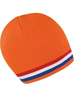 Result Headwear R 368X Pletená čiapka s kontrastnými pruhmi 28.368X oranžová/červená-biela-modrá Result Headwear R 368X Pletená čiapka s kontrastnými pruhmi 28.368X oranžová/červená-biela-modrá
