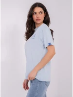 Tričko D12022M02842A svetlo modré