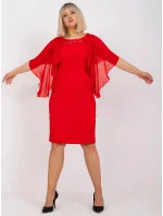 Dámské šaty NU SK 1335.40P červená - FPrice