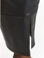 Dámska sukňa z imitácie kože SSD1869 Black - Top Secret