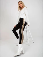 Dámske legíny VI LG 5020.17X Black With Beige - FPrice Dámske legíny VI LG 5020.17X Black With Beige - FPrice
