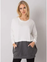 Blúzka RV BL 7197.89P biela šedá