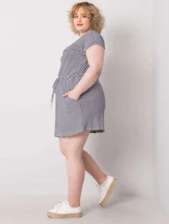 Šaty RV SK 6632.25 biele a tmavo modré