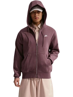 Pánska mikina Nike Club BB FZ Hoodie, hnedá, FN3861 502