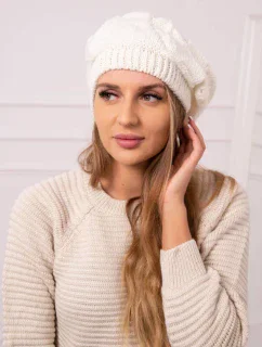 Dámska čiapka Sofia K369 ecru