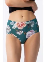 Dámske nohavičky Tea Rose Simple Brasil Maxi Green so vzorom - Julimex