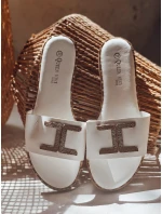 Dámske žabky GOLDISH white FashionStreet ZY0940