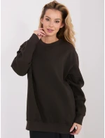 Dámska bavlnená základná mikina Goodlookin Dark Brown (A1047)