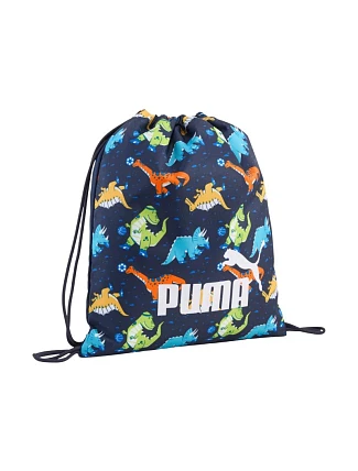 Taška na topánky Puma Phase Aop Small, tmavomodrá / dinosaury 91325 14