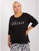 Blúzka RV BZ 9449.76 čierna farba