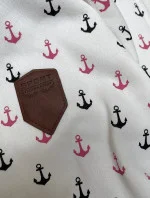 Teplá mikina na zips s kotvami biela (2307) Teplá mikina na zips s kotvami biela (2307)