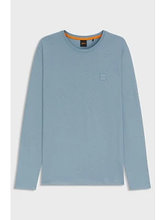 Pánske tričko Boss Tacks s dlhým rukávom zo 100 % bavlny na každodenné nosenie