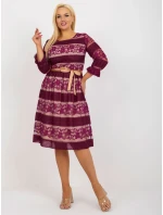 Dámske šaty LK SK 507356 šaty.01 fialová