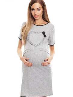 Tehotenská nočná košeľa model 138250 PeeKaBoo
