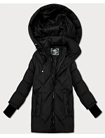 Prechodná prešívaná bunda s odnímateľnou kapucňou Libland black (LD-7749) Prechodná prešívaná bunda s odnímateľnou kapucňou Libland black (LD-7749)
