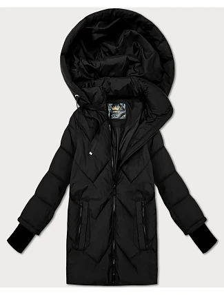 Prechodná prešívaná bunda s odnímateľnou kapucňou Libland black (LD-7749) Prechodná prešívaná bunda s odnímateľnou kapucňou Libland black (LD-7749)