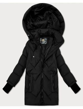 Prechodná prešívaná bunda s odnímateľnou kapucňou Libland black (LD-7749) Prechodná prešívaná bunda s odnímateľnou kapucňou Libland black (LD-7749)