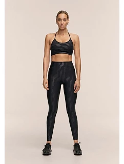 Dámske tréningové legíny CASALL Heat Printed High Waist Tights, čierne