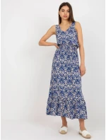 Šaty D73771R30391A tmavo modré