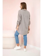 Bavlnené mušelínové oversize tričko Fango Bavlnené mušelínové oversize tričko Fango