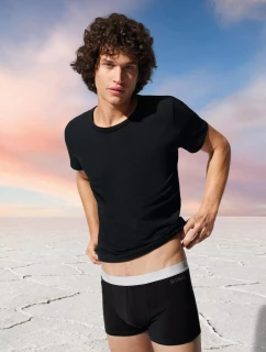 sloggi muži GO ABC 2.0 O-Neck 2P - BLACK - SLOGGI BLACK - SLOGGI