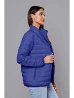 Tmavomodrá ľahká prešívaná dámska bunda (58M23037-215) Tmavomodrá ľahká prešívaná dámska bunda (58M23037-215)