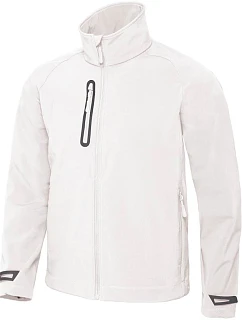 B&C X-Lite Softshell /men Pánska 3-vrstvová softshellová bunda 01.0951 biela