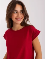 Tričko RV TS 4833.00X burgundy Tričko RV TS 4833.00X burgundy