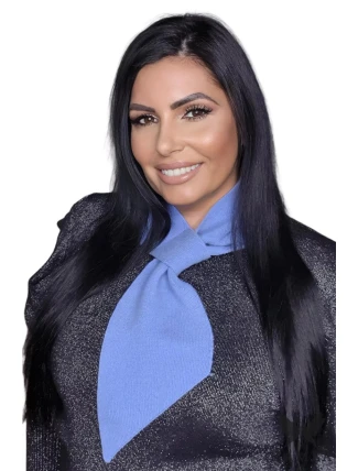 Dámsky šál K.21.881.17 modrá - Kamea