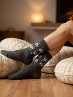 WiK 37754 Kvalitné teplé ponožky 35-42