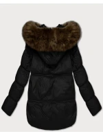 Dámska bunda bomber s kapucňou S'West black (B8280-1) Dámska bunda bomber s kapucňou S'West black (B8280-1)