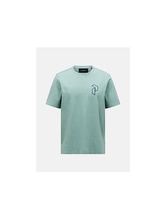 Pánske tričko PEAK PERFORMANCE M Original Graphic Tee, zelené Pánske tričko PEAK PERFORMANCE M Original Graphic Tee, zelené