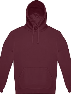 B&C ID.333 Hoodie Unisex mikina s kapucňou 01.I333 bordová