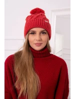 Fleecová čiapka Wanda K281 červená