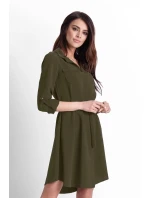 Dámske šaty OCTAVIA 244 khaki - Ivon Dámske šaty OCTAVIA 244 khaki - Ivon