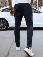 Pánske ležérne tmavomodré nohavice FashionStreet UX4381