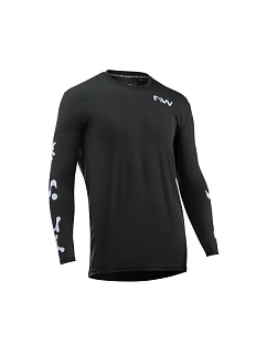 Cyklistické tričko NORTHWAVE XTrail Jersey L/s, čierne