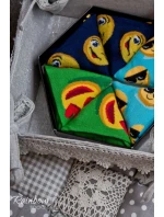 Skarpetki Rainbow Socks Emotikony Ważniak Śmieszek Zakochaniec 3 Pary