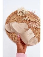 Ľahké penové detské papuče Big Star NN374559 beige