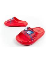 Chlapčenské žabky Leomil Spiderman light fairy red Marvel