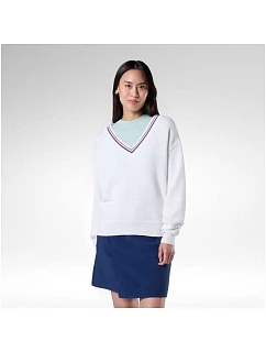 Dámsky sveter ROSSIGNOL W Knitted V Neck, biely