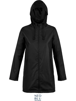 NEOBLU Antoine Women Nepremokavá dámska voskovaná bunda 24.3175 deep black