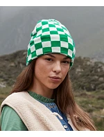 Beechfield B 531 Pletená čiapka „Checkerboard“ 53.0531 biscuit/almond