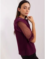 Blúzka LK BZ 506682.26P tmavo fialová Blúzka LK BZ 506682.26P tmavo fialová